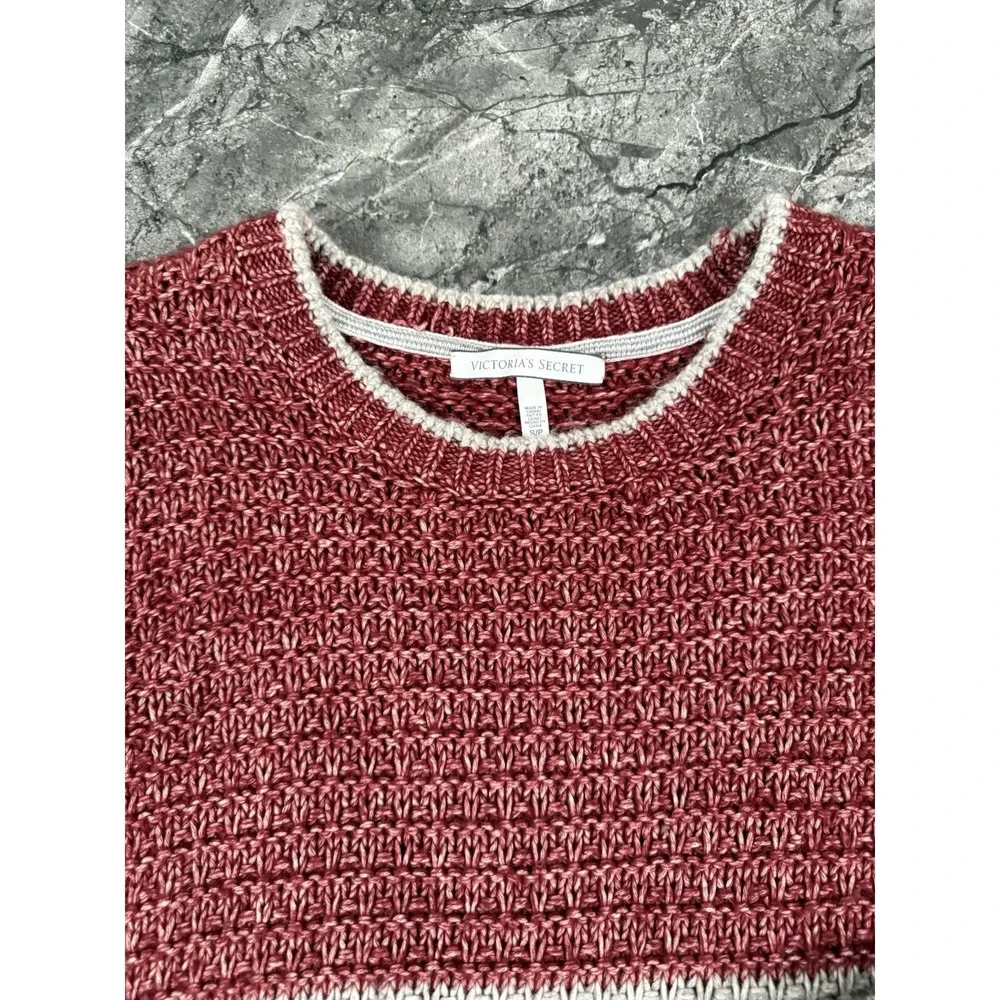Victorias‎ Secret Womens Wool Alpaca Blend Chunky Knit Oversized Sweater Small - Picture 5 of 10
